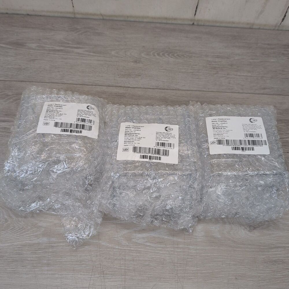 Lot Of 3 Luna II Replacement Humidifier Water Chamber LG24510 WT-C1 New OEM